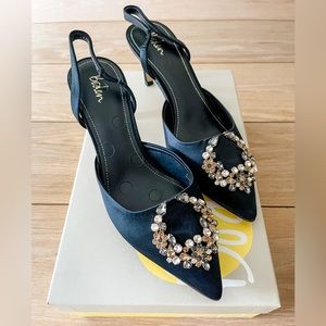 BODEN Embellished Slingback Heels!
